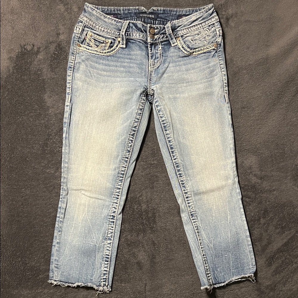 Vigoss Dallas capri jeans women’s 3/4 length 21 (see measurements) stretch light